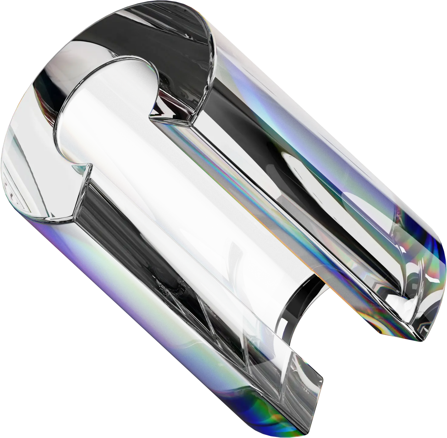 Glass sculpture No. 02 — Held Breath