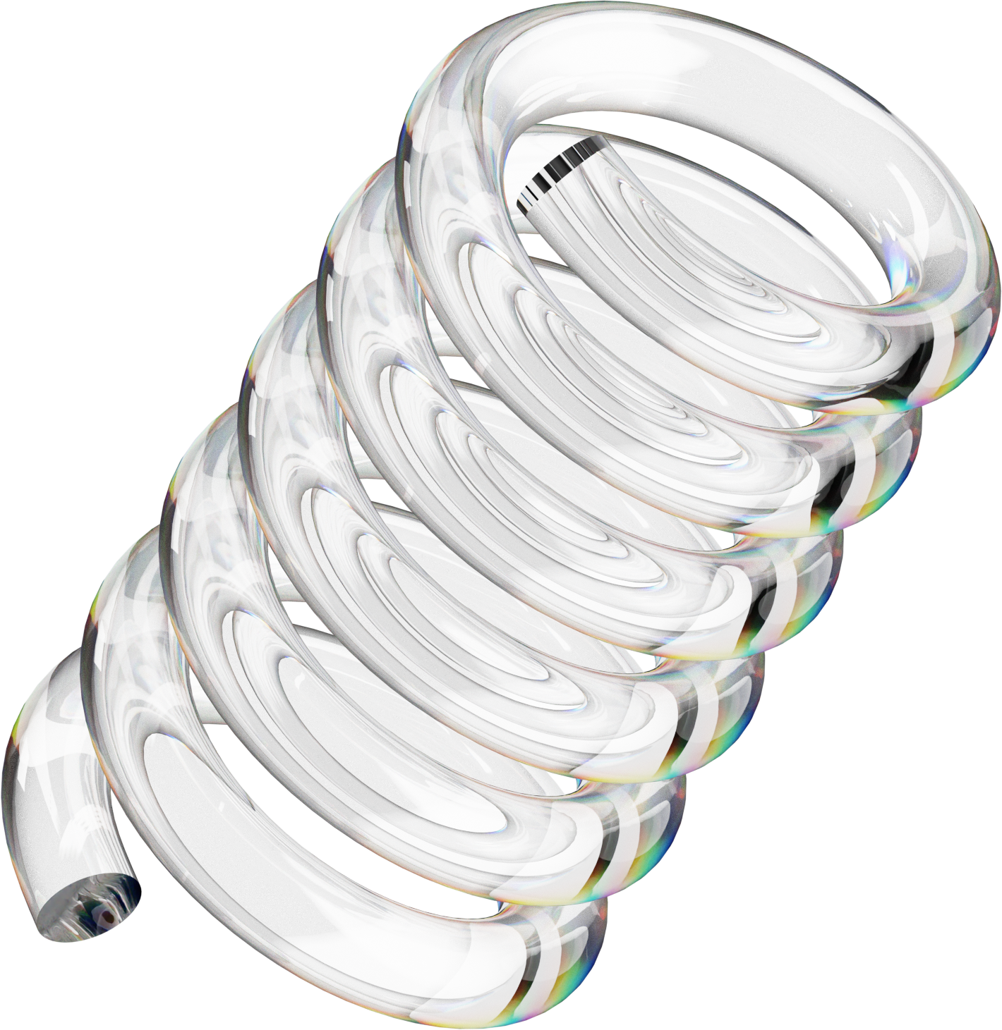 Glass sculpture No. 16 — Blue Pause